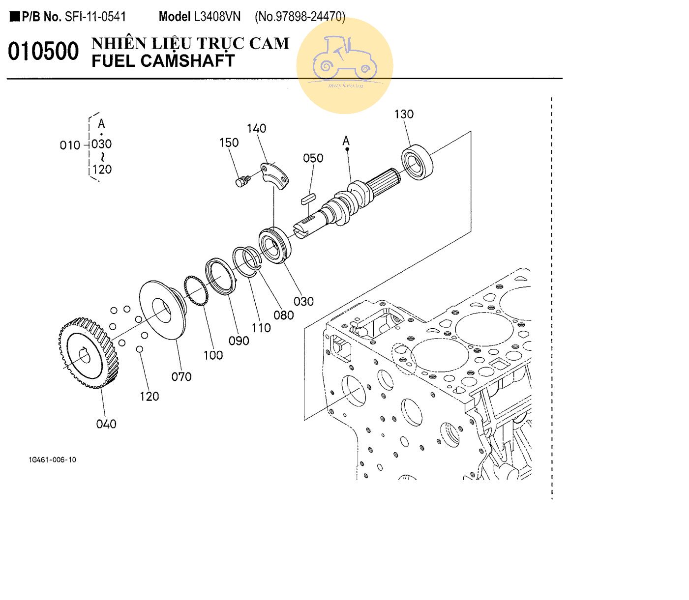 Trục cam nhiên liệu